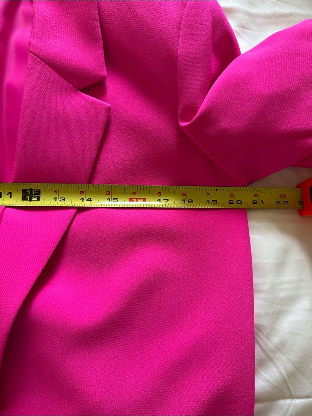 DKNY Hot Pink Single-Button Blazer - Picture 6 of 8